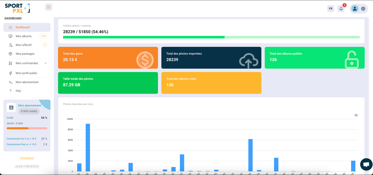 SportPXL screenshot 2